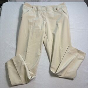Adidas, Golf Pants, Beige, Size 8, Excellent, MSRP $80